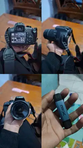 Canon 1200D mulus, warna masih dop