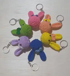 Gantungan Kunci Rajut Amigurumi Karakter Hewan