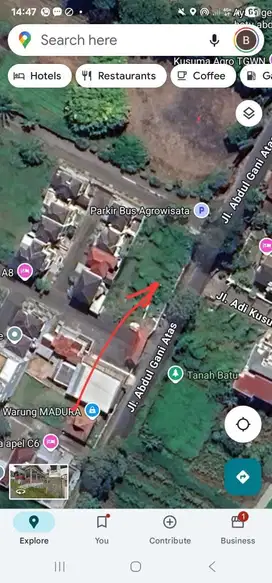 DIJUAL TANAH KOMERSIAL DI ABDUL GANI ATAS BATU MALANG
