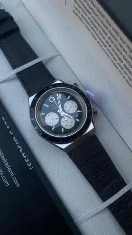TIMEX Q CHRONOGRAPH PANDA REVERSE