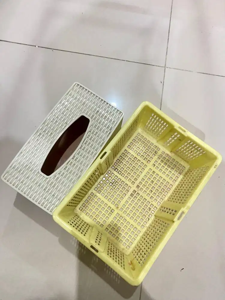 Kotak Tissue dan Tempat Penyimpanan