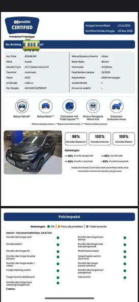 Suzuki XL7 Beta Hybrid AT 2023