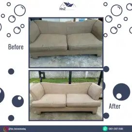Jasa cuci sofa dan kasur
