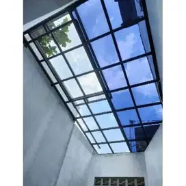 kanopi sleding atap solarflat anti karat dan jamur