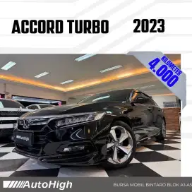 DP10% [Km4.000] Accord Sunroof Turbo 2023 Black Reg 2024 #AUTOHIGH