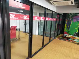 Jasa kusen aluminium partisi kantor