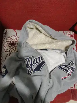 Jaket MLB bulu seken
