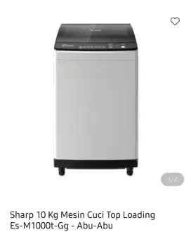 Sharp wash mach top loading 10kg
