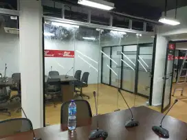 Jasa Pasang partisi kusen aluminium kaca
