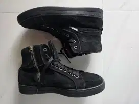 Prada Black Suede High Top