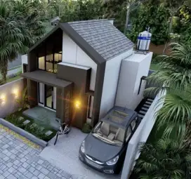 Perumahan di pusat kota depok nempel banget jalan raya besar