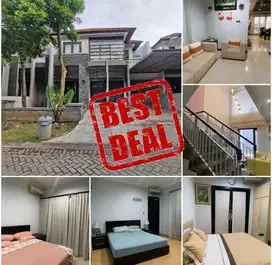 JUAL Rumah Waterfront Citraland Furnish Dkt BGI Somerset