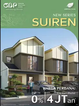 DIjual HUNIAN Asri & Nyaman, dgn Konsep Japanese, dkt Pintu Tol Balara