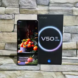 Vivo V50 Lite 5G 8/256 Fulset segel mulus 98% Garansi panjang