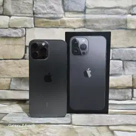 Iphone 13 Pro Max 512Gb Resmi ibox Graphite BH 84% Fulset segel mulus