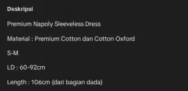 Baju dress tanpa lengan
