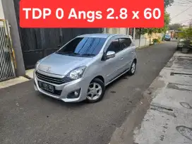TDP 0 Angs Termurah Ayla X 2018 Metic Silver Low Km Like New