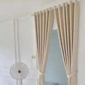 Jual & Pasang Gorden Vitrase Wallpaper Roller Blinds Korden Gordeng