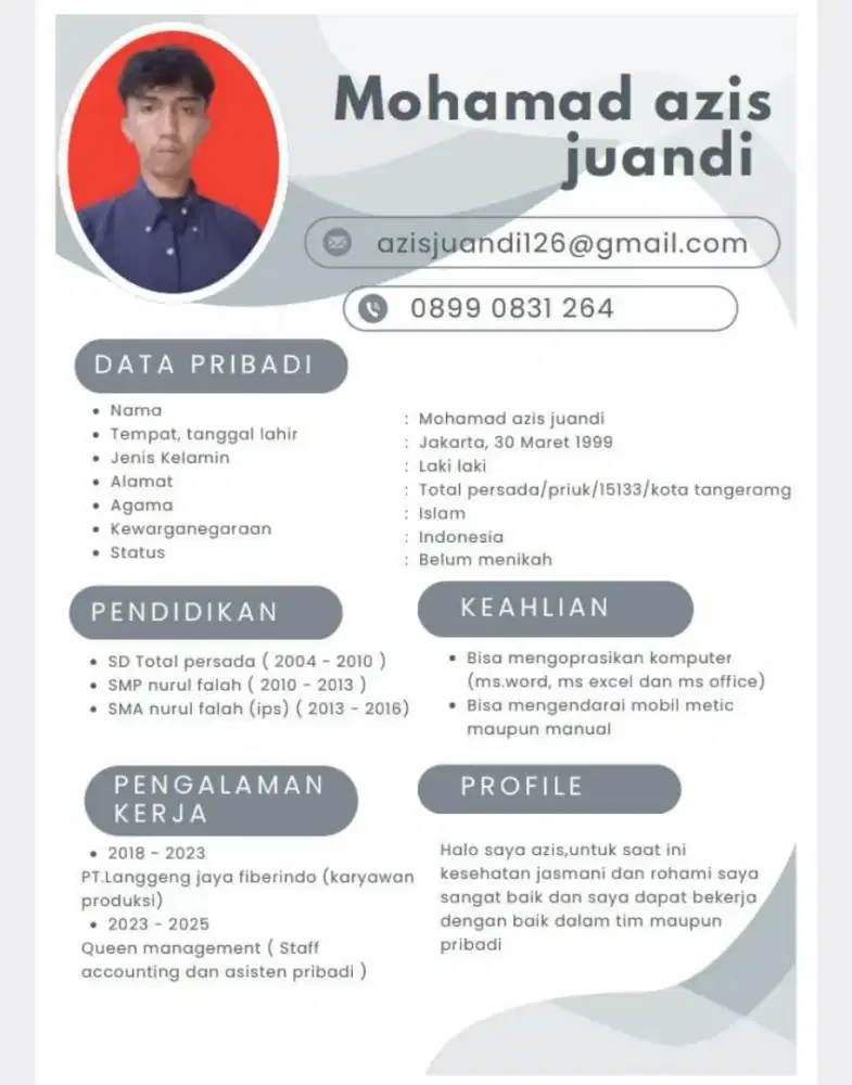 Mencari lowongan pekerjaan