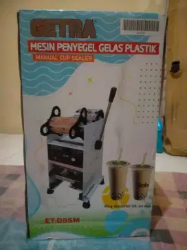 Mesin Penyegel Gelas Plastik / Manual Cup Sealer Merk Getra