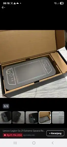 Lenovo Legion go Z1 extreme 1TB muluss