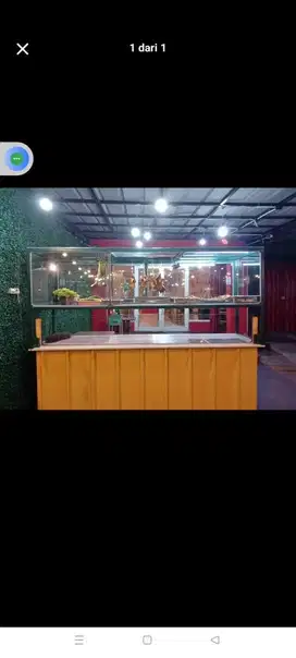 Etalase dagang Makanan / Display