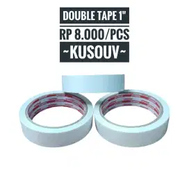 Double Tape/Isolasi Kertas Bolak Balik