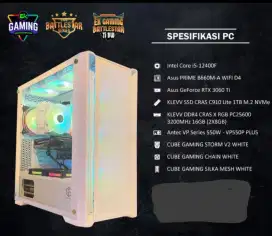 JUAL CEPAT PC GAMING EDITING + MONITOR FULL SET
