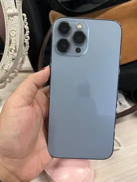 Jual iphone 13 promax sinyal tembus siera blue 256 mulus bgt dapet ban