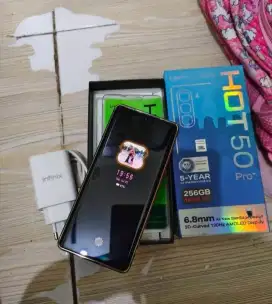 Infinix hot 50 pro+ ram 16/256 fullset