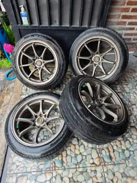VELG CE28 R16 L 8 RATA BAN 185/55 80%