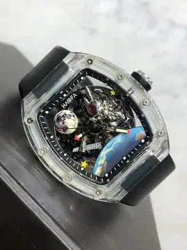 Haofa Crystal Automatic 3D Spaceship Watch 2320