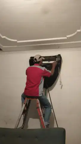 Perbaikan AC, Modul eror/mati/lampu kedap-kedip,air bocor ke depan