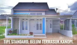 Dijual rumah siap bangun kavling perumahan tipe standard dekat kota