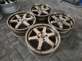 Velg TE37 R15 Brio Mobilio Jazz City Freed Civic Fiesta Mazda2 Datsun