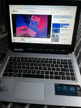 Laptop Asus K46CA, Core i3-3217U, Ram 16gb Hdd 500Gb, Hd Graphics Joss