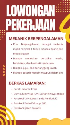 Mekanik mobil diesel toyota dyna / canter/ carry