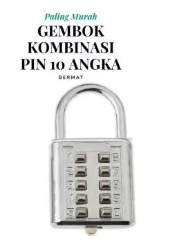 gembok 10 tombol kode rahasia [Mlati]