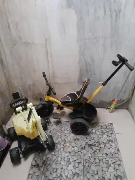 SEPEDA RODA TIGA DAN BELCO MANINAN MANTAPP