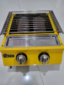 KOMPOR PANGGANG MERK OMICKO SOSIS/AYAM/JAGUNG 2TUNGKU