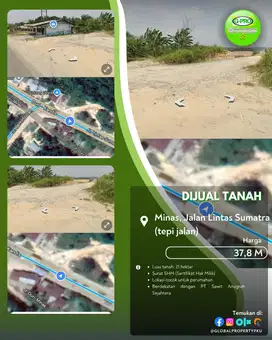 Dijual Tanah Daerah Minas Siap Usaha Posisi Perbatasan!