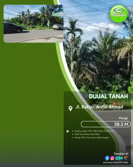 Dijual Tanah Daerah Bakti Arifin Ahmad Siap Usaha!