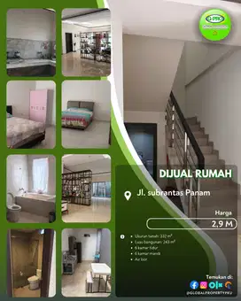 (JUAL RUGI) Rumah Bulatan Daerah Subrantas Panam Pekanbaru!