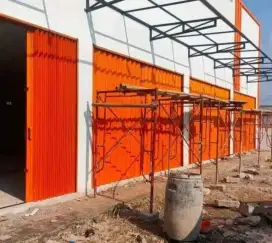 Pintu pengaman rolling door poling gate
