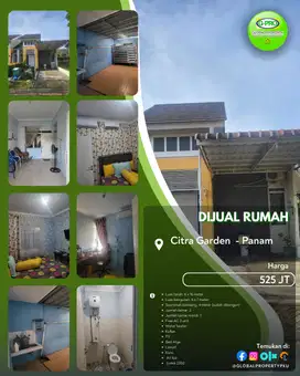 Dijual Rumah Perumahan Citra Garden Panam Siap Huni!