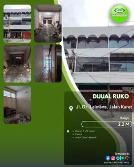 Dijual Ruko Daerah Dr Leimana Daerah Karet!