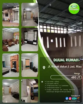 Dijual Rumah Tengah Kota Harga 400an Siap Huni Pekanbaru Kota!