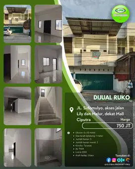 Dijual Ruko di Jalan Sidomulyo dekat dengan Mall Ciputra Pekanbaru!