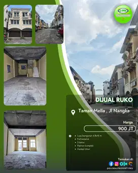 Dijual Ruko Kemersil Taman Mella Nangka Tengah Kota!