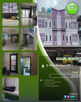 Dijual Ruko Daerah RBC Tengah Kota Rare Unit!